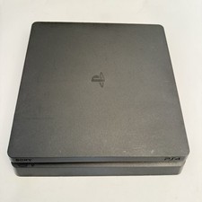 CONSOLE SONY PLAYSTATION 4 SLIM NERA 500 GB FUNZIONANTE COMPLETA DI CAVI TESTATA