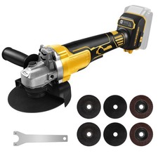 Smerigliatrice angolare a batteria compatibile con batteria Dewalt da 20 (d7v)