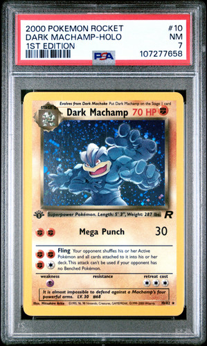Dark machamp holo edizione - dark, 1a