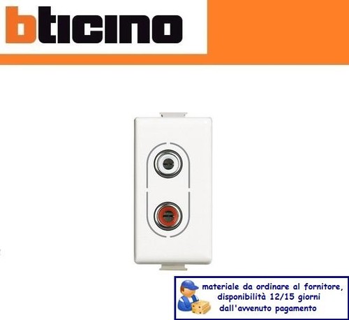 Connettore audio rca - audio, x2