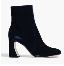 Nuovo! Stivaletti Gianvito Rossi in velluto blu elettrico! Taglia 39/8 vendita al dettaglio $995,00