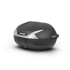 Bauletto Shad SH47 Universale Moto Scooter Nero Con Catadiottro Bianco 47 lt