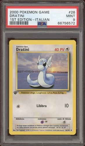 2000 pokemon italian 1st - italian,