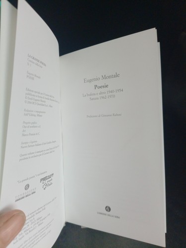 Poesie montale mondadori - -,