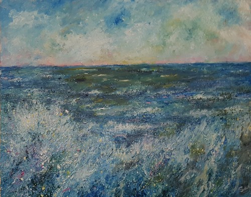 Dipinto pittura olio - , tela