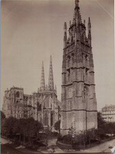 France, Bordeaux, Tour Pey-Berlan, Photo. N.D. Vintage albumen print, Tirage