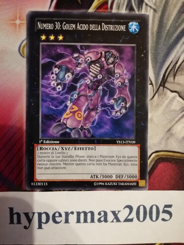 Numero 30 golem - yu-gi-oh!,