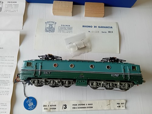 Pocher locomotiva 7107 sncf - 7107,