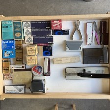 Lotto Cancelleria Vintage Anni ’80 ’90 2000 Leone, Rapid, Pentel, Fisco, Leitz