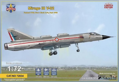 Modelsvit mirage iii 02 - mirage, v-02