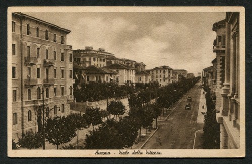 Mr154 cartolina ancona viale - mr154,