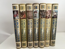 ENCICLOPEDIA CURCIO DI SCIENZA E TECNICA - 8 VOLUMI 1973 Completa