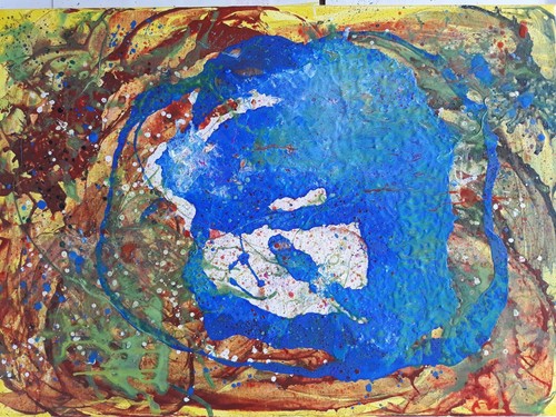 Quadro astratto acrilico - astratto, su
