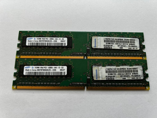 2x512mb 1gb samsung - 2x512mb=1gb, memoria