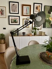 Lampada da scrivania Architects vintage design Luxo Type Twist 2 nero opaco