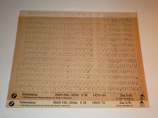 BMW 316i Parts Catalog