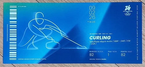 Biglietto ricordo olimpiadi - ricordo,