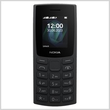TELEFONO CELLULARE NOKIA 105 2023 2G BLACK DUAL SIM NERO TA-1557