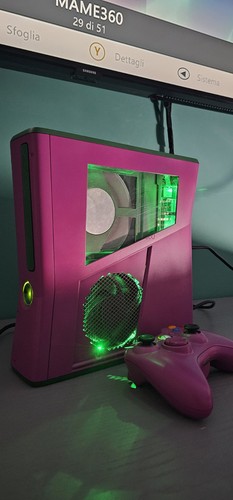 Xbox 360 slim custom - slim, +