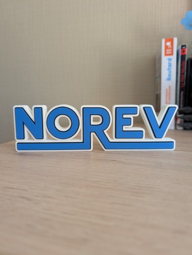 Enseigne logo norev déco - enseigne, 3d