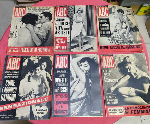 Lotto riviste abc anno - lotto, 6
