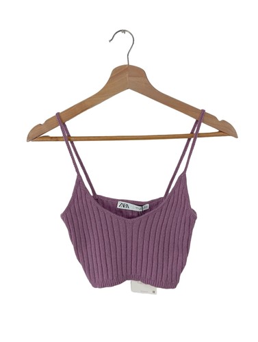 Zara top lavorato maglia - lavorato,