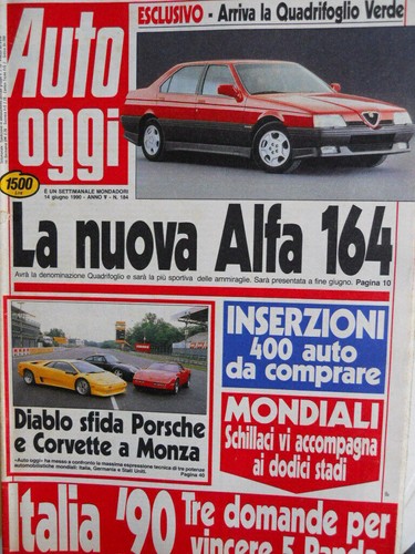 Auto oggi 184 1990 la - auto,