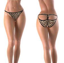 perizoma culotte sexy da donna in pizzo trasparente aperto lingerie perizoma