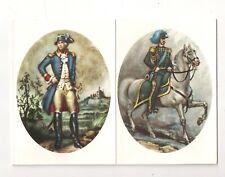 BIGLIETTO DI AUGURI SCUOLA DI GUERRA CON UNIFORMI D'EPOCA, SCRITTO A MANO 1964