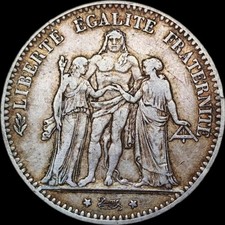 IIem RÉPUBLIQUE 5 FRANCS 1848