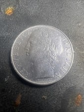 Italy 100 Lire 1957R Stainless