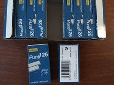 confezione 10.000 pezzi  punti metallici Passo 12 mm Gamba 6 126 nikoffice