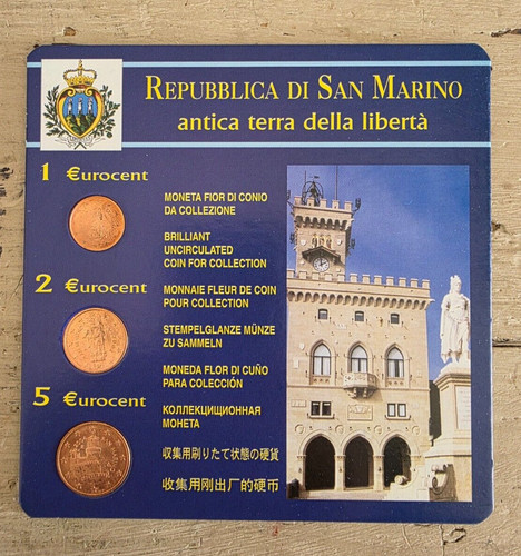 Repubblica san marino - marino, monete