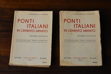 PONTI ITALIANI IN CEMENTO ARMATO 2a Ed. con Tavole SANTARELLA-MIOZZI HOEPLI 1932