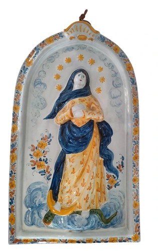 Maiolica ceramica madonna - ceramica,