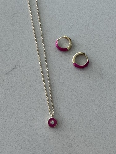 Set smalto rosa ania squali - set,