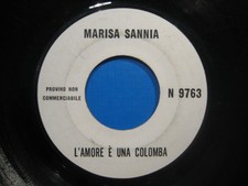 MARISA SANNIA "L'amore è una colomba" RARO 45 7" PROVINO