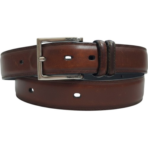 Cintura uomo nautica marrone - cintura,