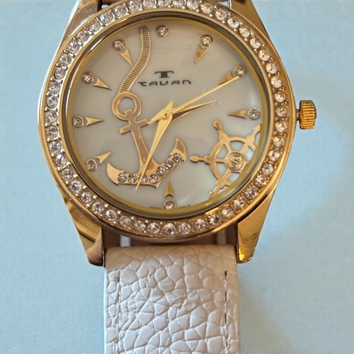 Tavan donna tono oro strass