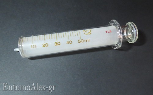 Siringa graduata 50ml vetro - siringa,