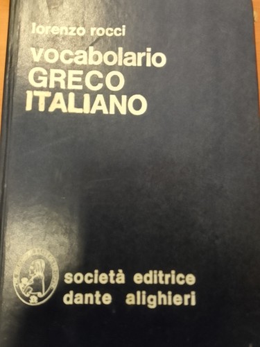 Vocabolario greco italiano - vocabolario,