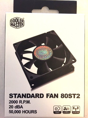 Cooler master 80mm case - case, fan