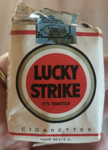 Lucky strike 1945 wwii empty - -,