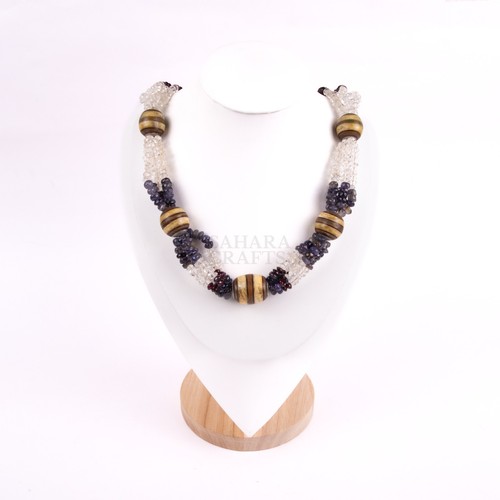 Collana perline argento - perline, in