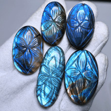 Lotto 5 pezzi pietre preziose