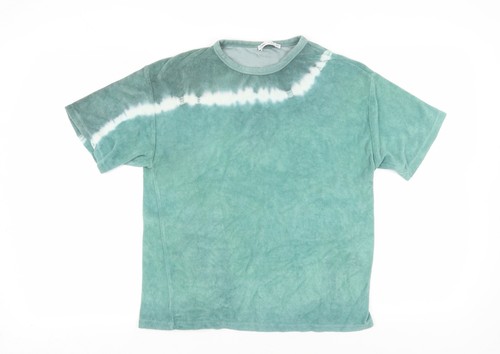 Shirt zara verde tie - verde, tie-dye
