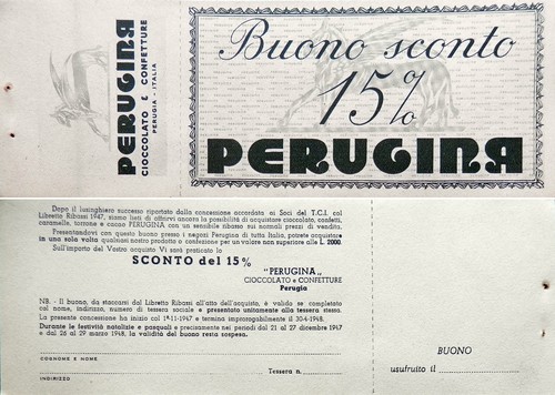 Perugina biglietto buono - biglietto,