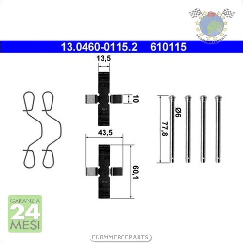 Kit accessori pastiglie - , freno