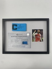 Fascia Capitano Alexander Lacazette Firmato Im Telaio FC Arsenal Autografo COA