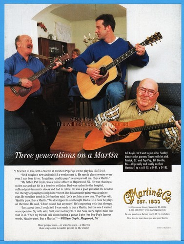 Pubblicità martin guitar - pubblicità, co